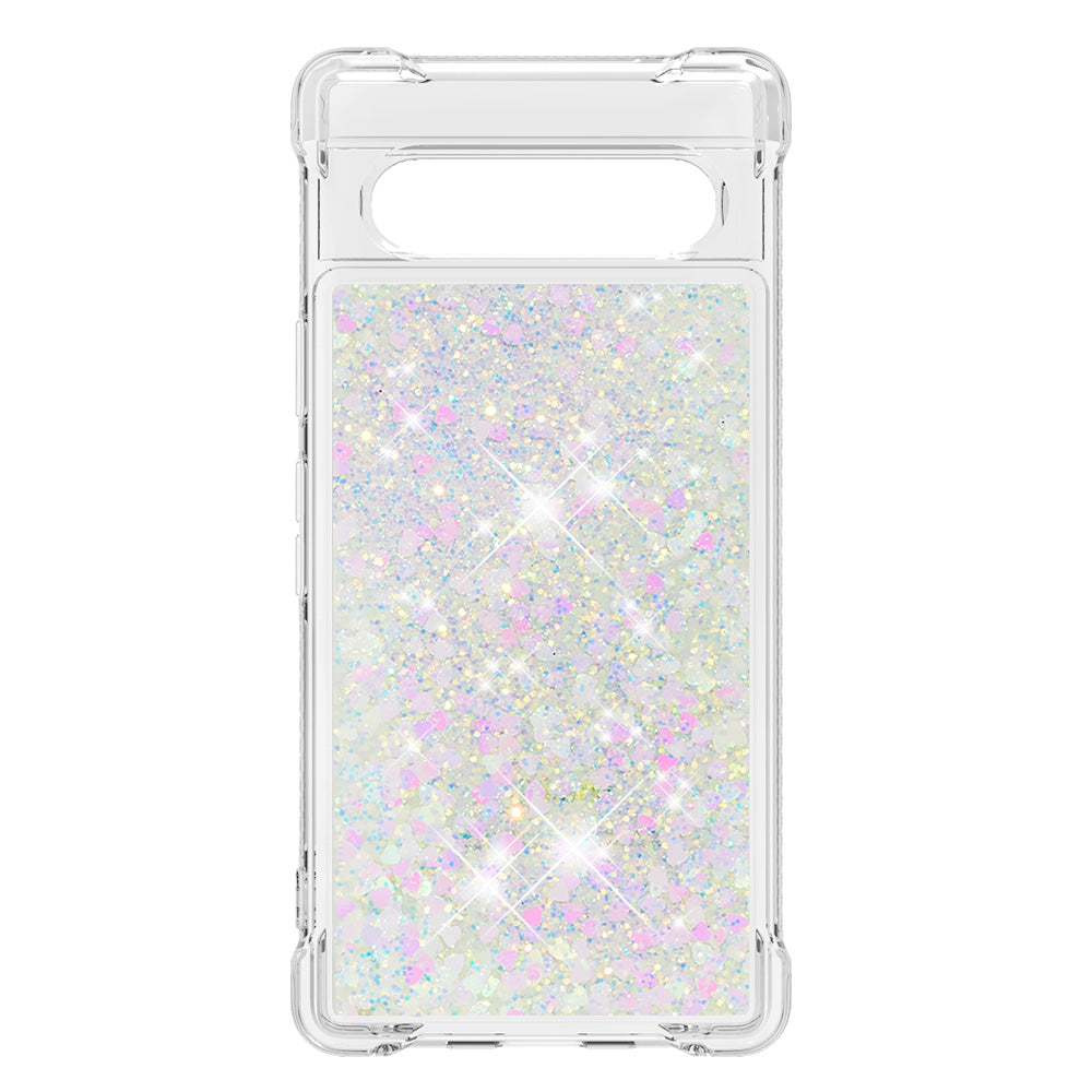 YB Quicksand Series-1 for Google Pixel 7a Quicksand Flowing Glitter Soft TPU Case Anti-scratch Cell Phone Cover YB Quicksand Series-1 for Google Pixel 7a Quicksand Flowing Glitter Soft TPU Case Anti-scratch Cell Phone Cover